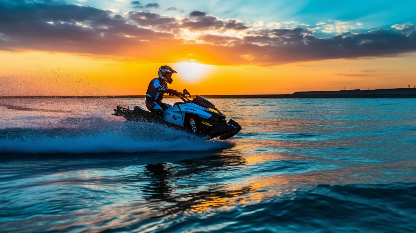 Navega en moto de agua fuera de temporada